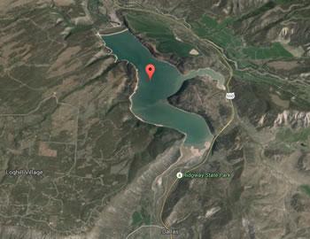 Ridgway Reservoir recreation area