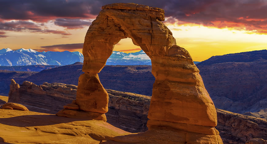 Arches national park view