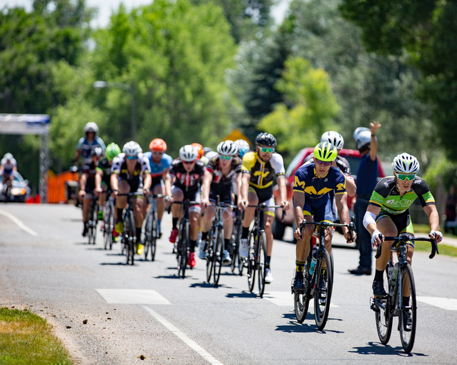 Telluride fall cyclists