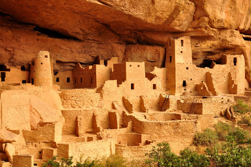 Mesa verde close view