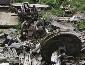 Telluride mining equipment