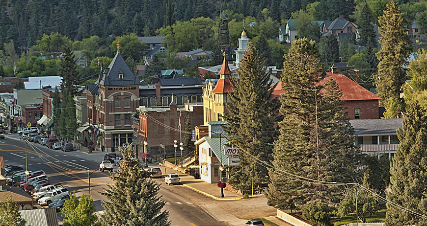Town of Ouray in Colorado