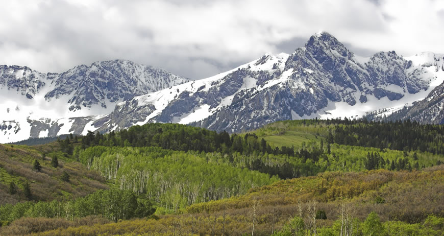 San Juan Skyway in winter