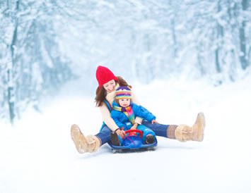 Sledding in Telluride