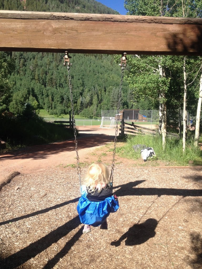 Telluride park swing