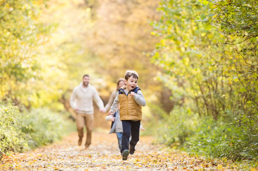 Thanksgiving family walk